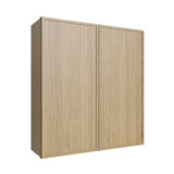 Oslo Oak Double Door Wall Cabinet - 30" W x 42" H