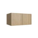 Oslo Oak Deep Wall Cabinet - 33" W x 18" H x 24" D