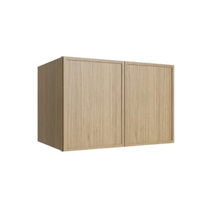Oslo Oak Deep Wall Cabinet - 33" W x 24" H x 24" D