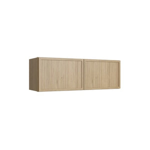 Oslo Oak Double Door Wall Cabinet - 36" W x 12" H