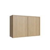 Oslo Oak Double Door Wall Cabinet - 36" W x 24" H