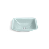 Kohler Yepsen 20" Rectangular Glass Undermount Bathroom Sink - Ice