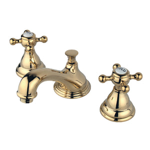 Kingston Brass KS5562BX 8 in. Widespread Bathroom Faucet, Polished Brass