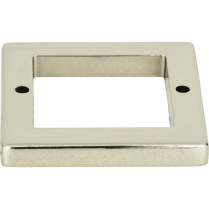 Atlas Homewares Tableau Square Base 1 13/16 Inch Polished Nickel