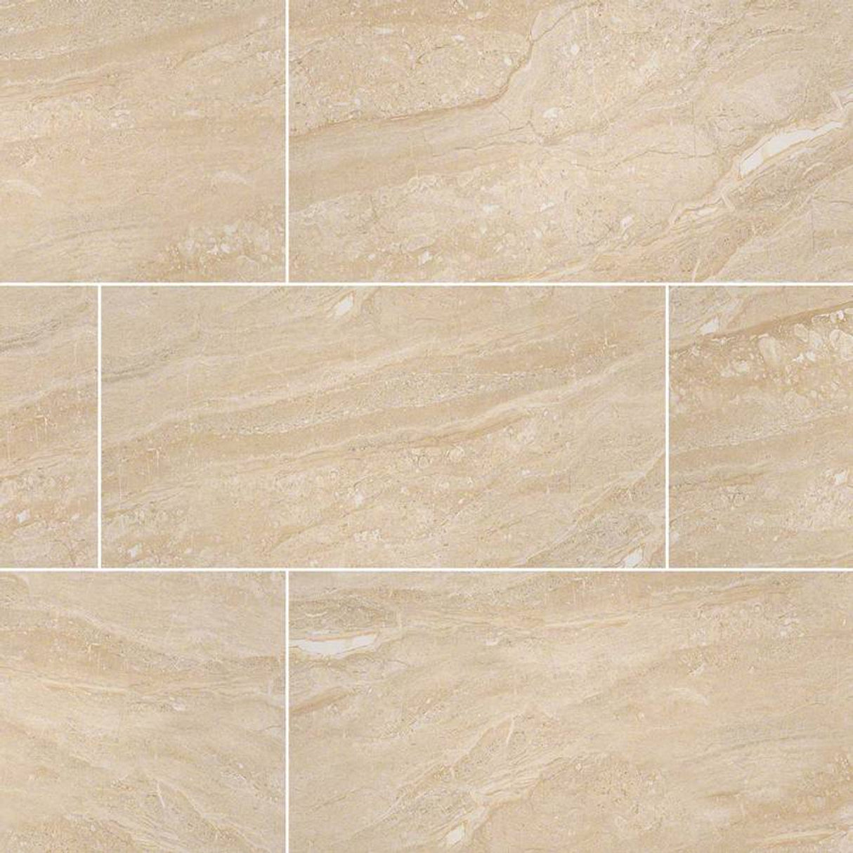 MSI aria oro 12x24 polished porcelain floor wall tile NARIORO1224P product shot multiple tiles top view