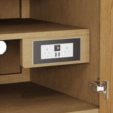 Hudson 60" Double Vanity, Light Natural Oak, w/ 3 CM Phantome Eclos Top