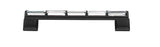 Atlas Homewares Legacy Crystal Pull 5 1/16 Inch (c-c) Matte Black