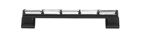Atlas Homewares Legacy Crystal Pull 5 1/16 Inch (c-c) Matte Black