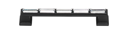 Atlas Homewares Legacy Crystal Pull 5 1/16 Inch (c-c) Matte Black