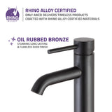 ANZZI L-AZ108ORB-R Single Hole Single Handle Bathroom Faucet in Oil Rubbed Bronze