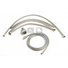 ALFI brand AB2703-PC Polished Chrome Deck Mounted Tub Filler and Round Hand Held Shower Head
