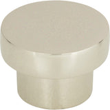 Atlas Homewares Chunky Round Knob Medium 1 7/16 Inch Polished Nickel