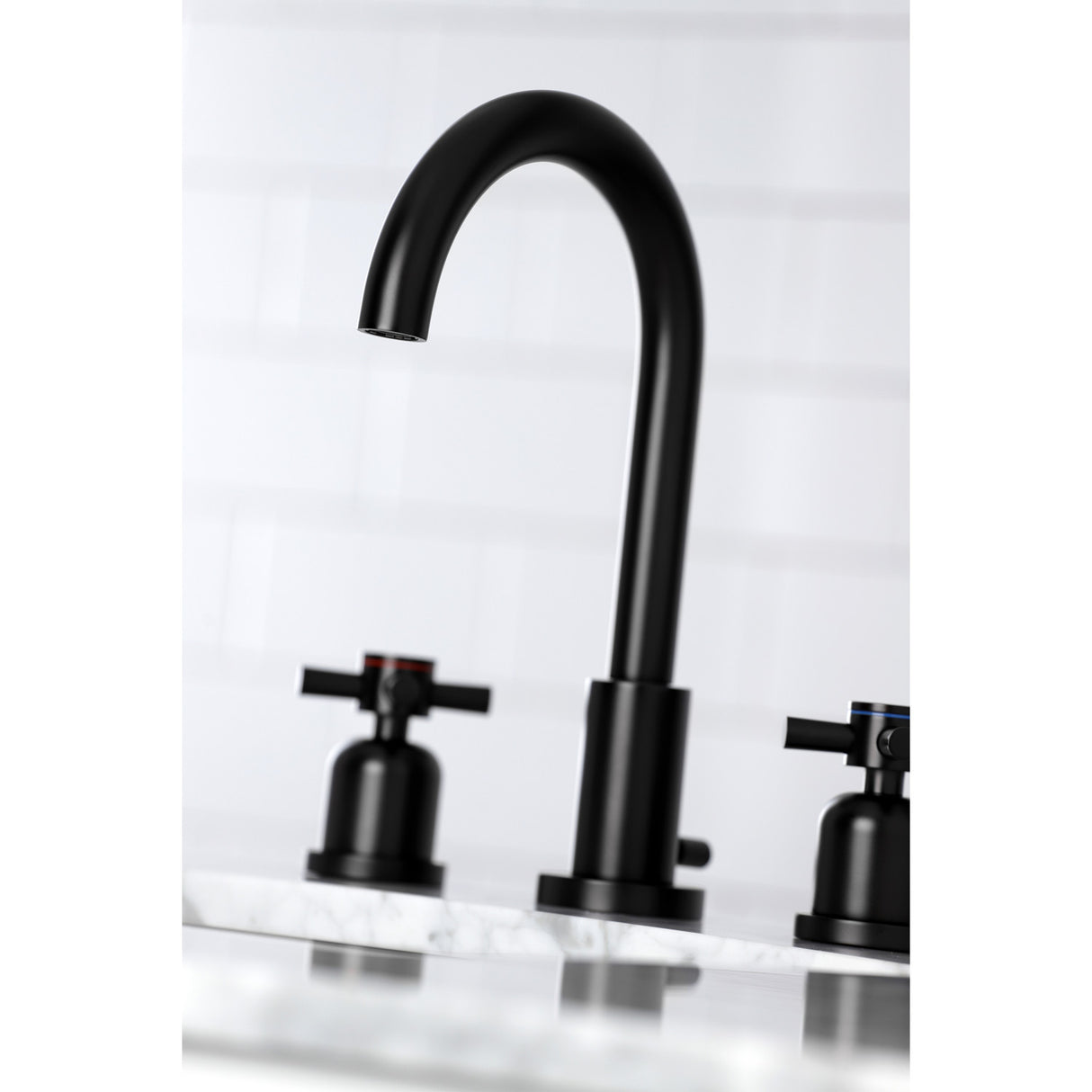 Fauceture FSC8920DX Concord Widespread Bathroom Faucet, Matte Black