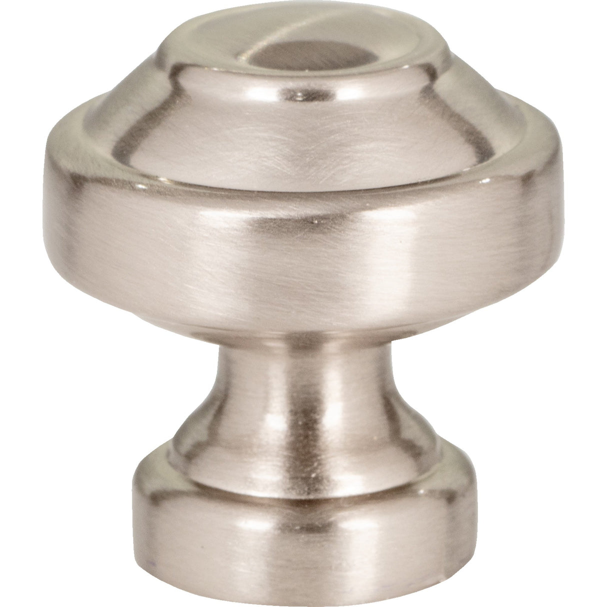 Atlas Homewares Malin Knob 1 1/8 Inch Brushed Nickel