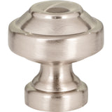 Atlas Homewares Malin Knob 1 1/8 Inch Brushed Nickel