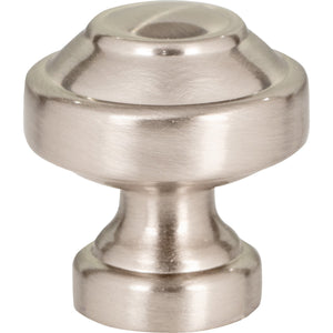 Atlas Homewares Malin Knob 1 1/8 Inch Brushed Nickel