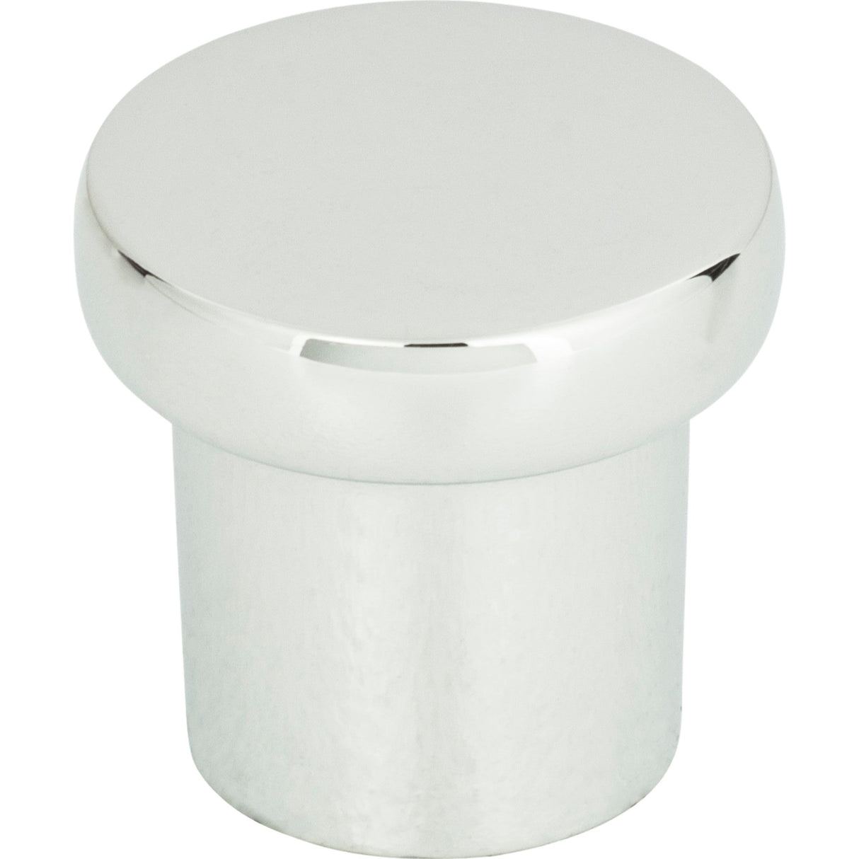 Atlas Homewares Chunky Round Knob Small 1 Inch Polished Chrome