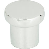 Atlas Homewares Chunky Round Knob Small 1 Inch Polished Chrome