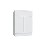 Oslo White Double Door Standard Base Cabinet - 24" W