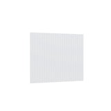 Oslo White Bead Board - 48" W x 42" H x 0.25" D