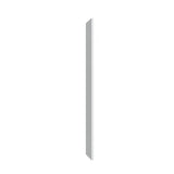 Oslo White Book Case End - 1.5" W x 96" H x 15" D