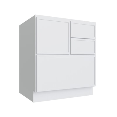 Oslo White Cooking Center Base Cabinet - 30" W