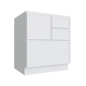 Oslo White Cooking Center Base Cabinet - 30