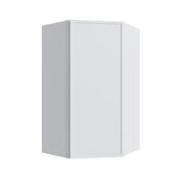 Oslo White Corner Wall Cabinet - 24" W x 36" H