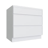 Oslo White Drawer Base Cabinet - 18" W