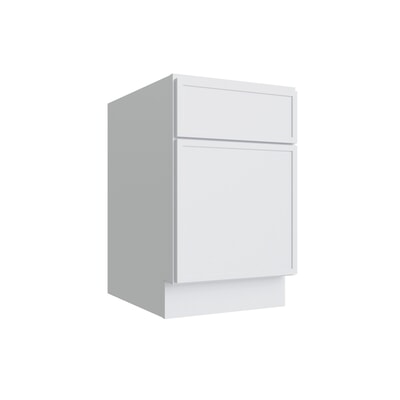 Oslo White Desk Drawer Base - 18" W x 29.5" H x 24" D