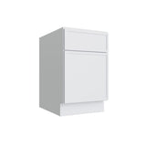 Oslo White Desk Drawer Base - 18" W x 29.5" H x 24" D