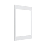 Oslo White Oven Cabinet Overlay Panel - 33" W x 55" H
