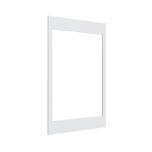 Oslo White Oven Cabinet Overlay Panel - 33" W x 55" H