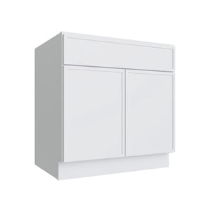Oslo White Sink Base Cabinet - 33" W
