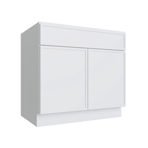 Oslo White Sink Base Cabinet - 36" W