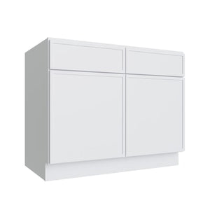Oslo White Sink Base Cabinet w/ CS - 42" W