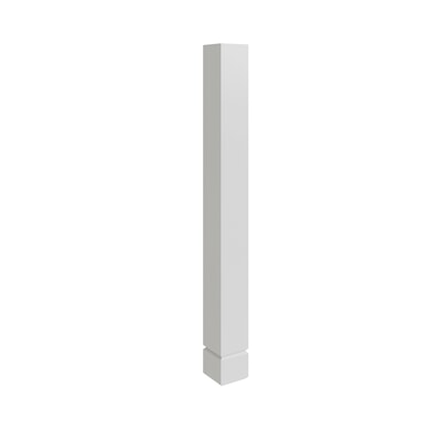 Oslo White Transitional Turned Post
