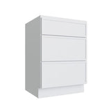 Oslo White Vanity Drawer Base - 24" W