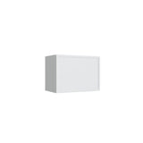 Oslo White Single Door Wall Cabinet - 15" W x 15" H