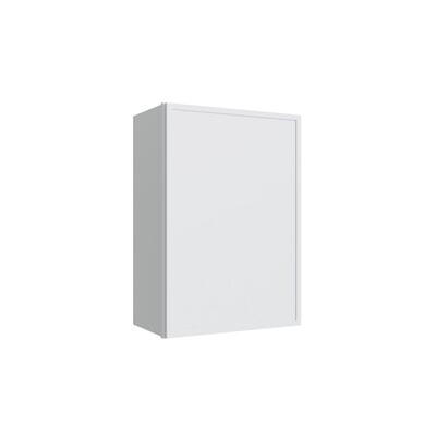 Oslo White Single Door Wall Cabinet - 15" W x 30" H