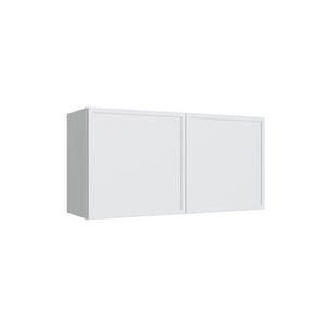 Oslo White Double Door Wall Cabinet - 30