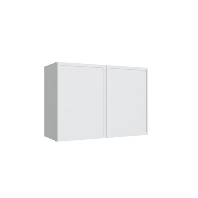 Oslo White Double Door Wall Cabinet - 30" W x 21" H