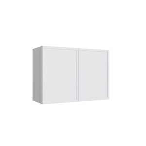 Oslo White Double Door Wall Cabinet - 30