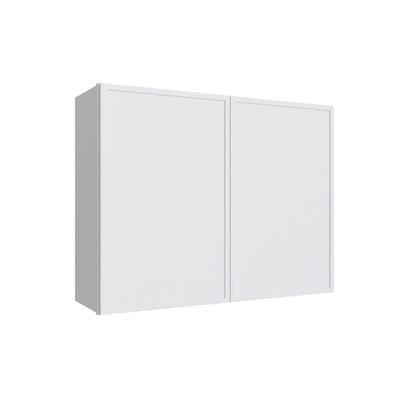 Oslo White Double Door Wall Cabinet - 30" W x 30" H