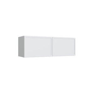 Oslo White Double Door Wall Cabinet - 36" W x 12" H