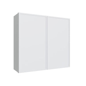 Oslo White Double Door Wall Cabinet - 36" W x 36" H