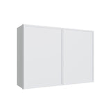 Oslo White Double Door Wall Cabinet - 42" W x 30" H