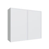 Oslo White Double Door Wall Cabinet - 42" W x 36" H