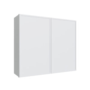 Oslo White Double Door Wall Cabinet - 42