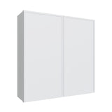 Oslo White Double Door Wall Cabinet - 42" W x 42" H